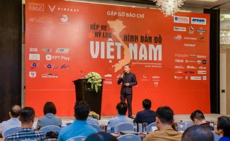 Tổng Kết Xếp xe Kỷ lục Hình bản đồ Việt Nam tại Đồi Rồng, Hải Phòng 2022